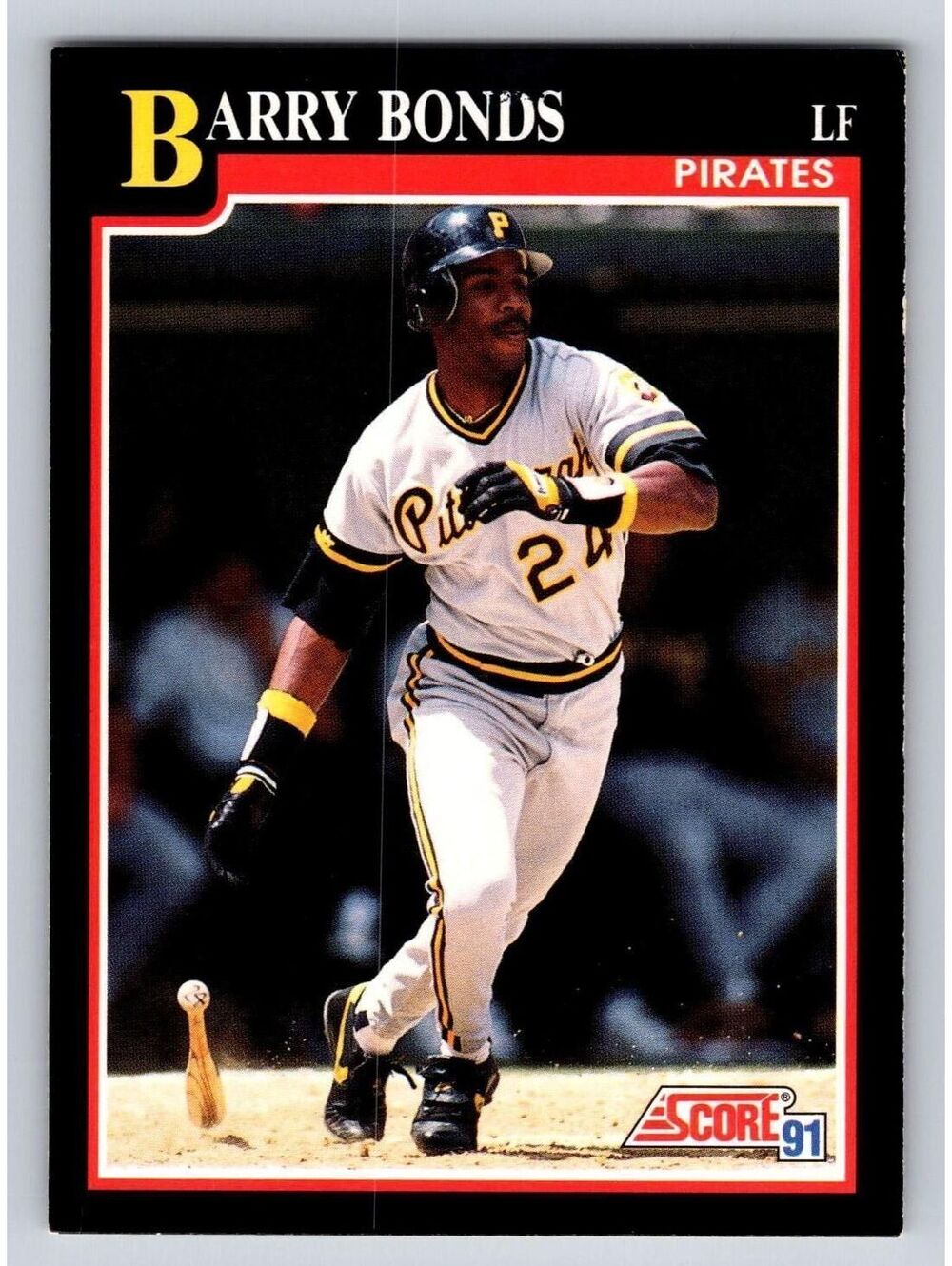 1991 Score #330 Barry Bonds Baseball Card